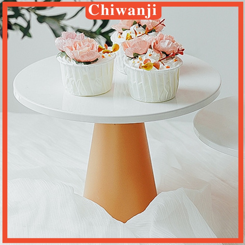 Khay Đựng Bánh Kem Để Bàn 20.5cm Màu Vàng Phong Cách Retro Đẹp Mắt