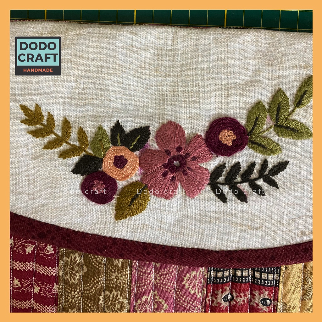 Vintage Túi đựng LAPTOP chống sốc - QUILT ghép vải thủ công