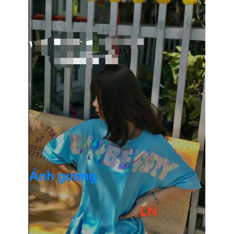 Áo cộc tay ánh gương Bbr ngang ngực DA35