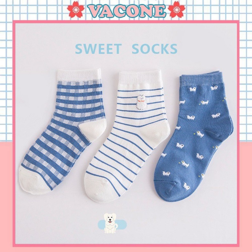 Vớ nữ Vacone tất cổ cao hàn quốc xanh trẻ trung TN93