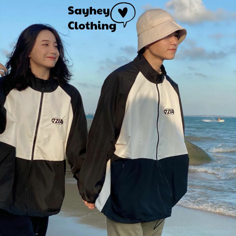 Áo Khoác Dù 7ZIA Ulzzang Nam Nữ Unisex Form Rộng Bomber Jacket - Sayhey Clothing