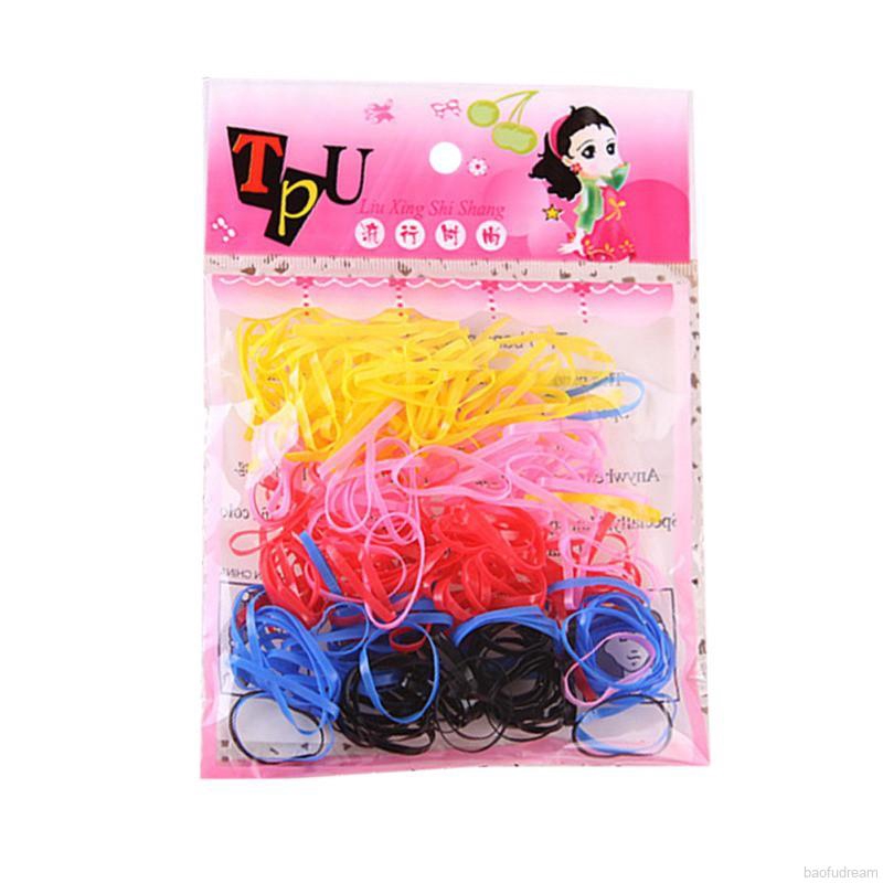 Set 220 dây thun buộc tóc dùng một lần tiện lợi