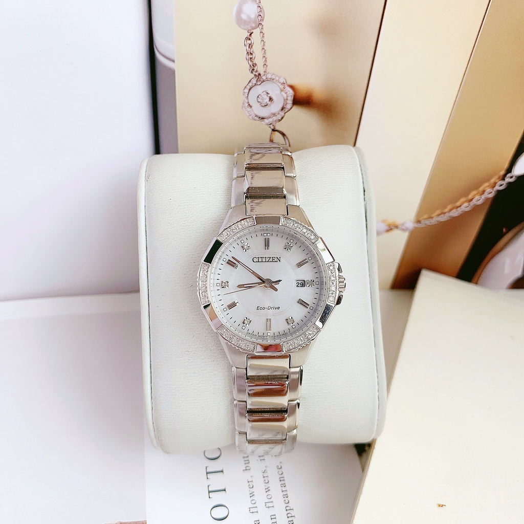 Đồng hồ nữ dây thép Citizen EW2460 56A Riva Woman