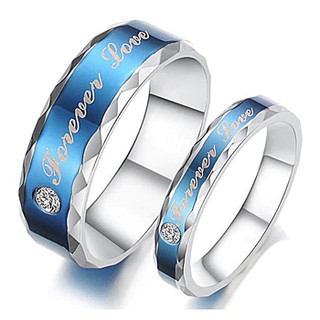 Nhẫn cặp Forever Love N89 (màu xanh dương) - muasamhot1208