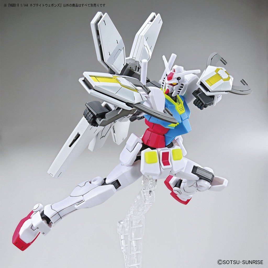 Mô Hình Phụ kiện Gundam Bandai HG Nepteight Weapons 1/144 Build Divers Re RISE [GDB] [BHG]