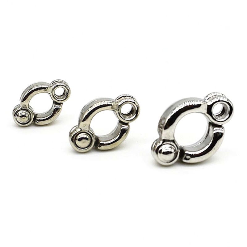 Set 50 Vòng Kẹp Chân Chim Bồ Câu Bằng Kim Loại