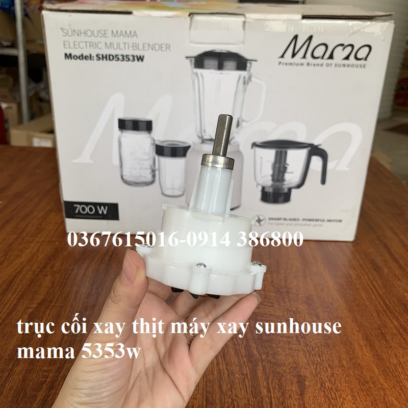 (CHÍNH HÃNG) Trục xoay thịt máy xay Sunhouse Mama SHD5353W 5353 - PHỤ KIỆN