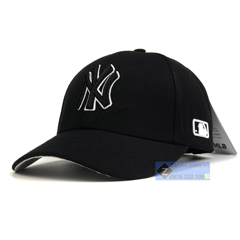 Nón kết Ny M127 đen cho nam và nữ full tem tag