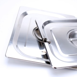 Khay Inox Đựng Topping 1/6