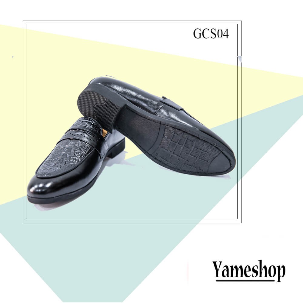 Giày da vân cá sấu cao cấp Versage GSC04(Tặng 1 đôi lót giày/sp)