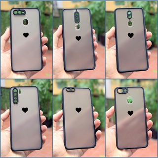 Ốp Lưng Viền Dẻo, Hình Tim, Bảo Vệ Camera OPPO F1s/F5/F9/F11/F11 Pro/F15