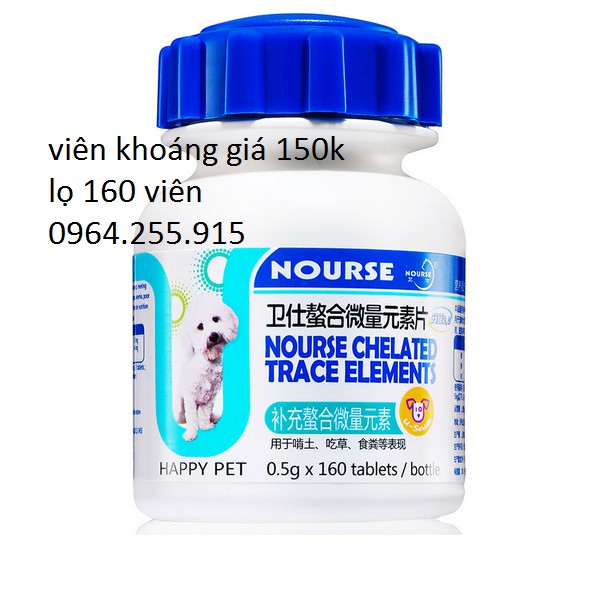 viên canxi, khoáng, vitamin, dưỡng lông cao cấp