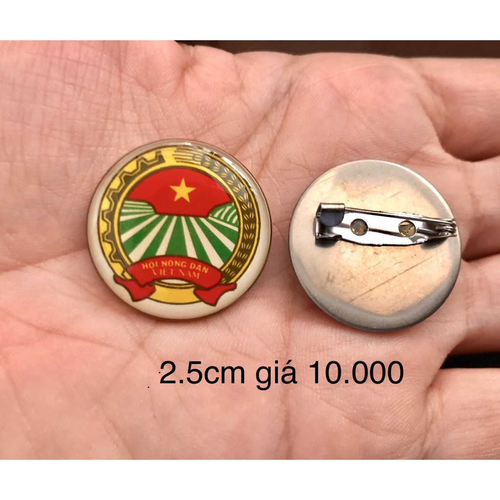 Huy Hiệu Hội Nông Dân-set 5 cái
