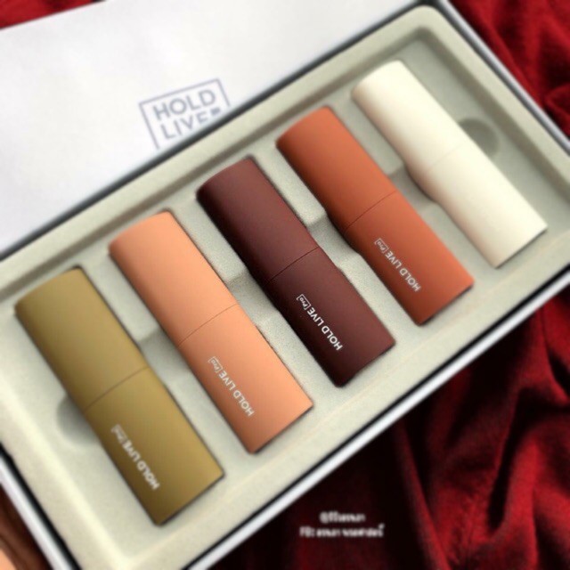 Set 5 Son Sáp HoldLive Hold Live Pro Mousse Velvet Lipstick | BigBuy360 - bigbuy360.vn