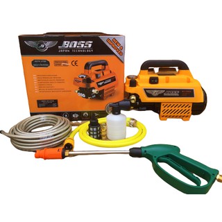 Máy rửa xe boss 2800w có chỉnh áp thế hệ mới tặng bình bọt tuyết và cây nối dài