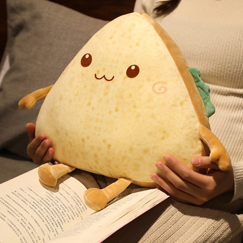 Hàng Có Sẵn Trong 24Gối Nhồi Bông Hình Bánh Mì Sandwich Hoạt Hình Đáng Yêu 35/45cm