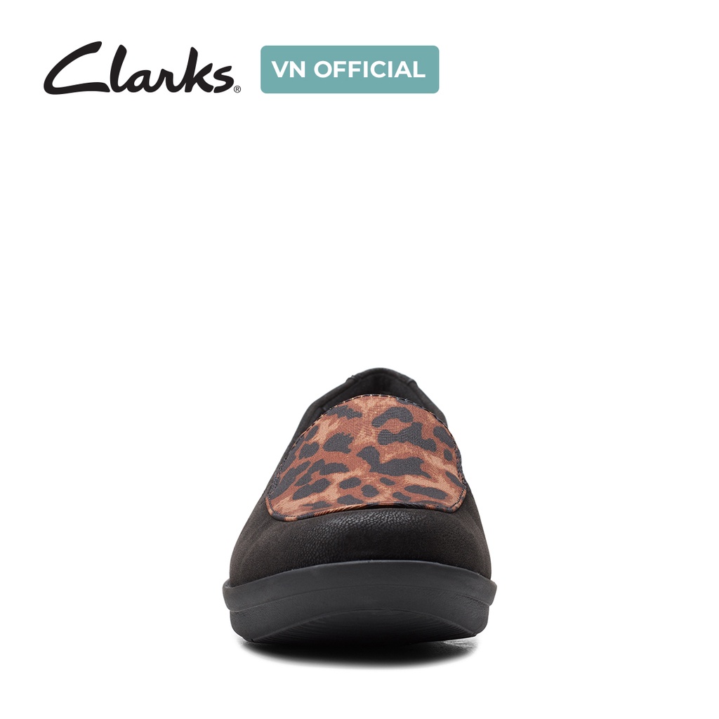 Giày lười nữ CLARKS Ayla River màu Black/Tan