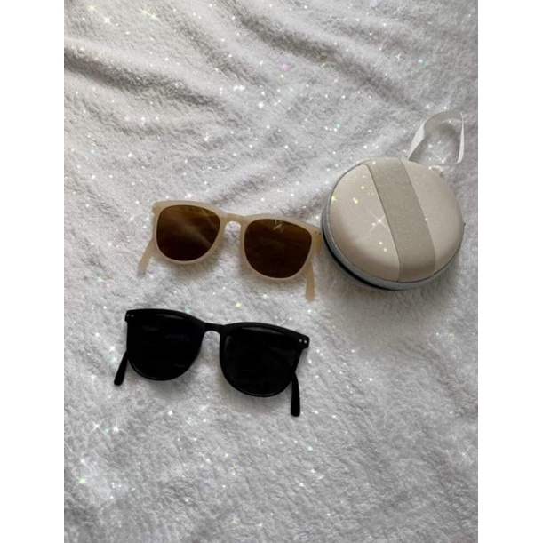 Kính râm, kính gập Shein chống tia UV set 2 kính Nhật Bản