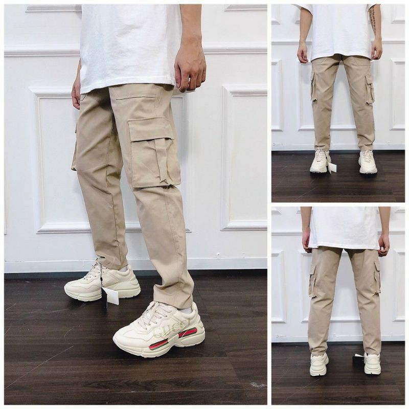 [Hình thật] Quần Kaki Box túi hộp Unisex