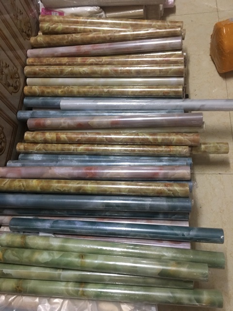 Giấy dán bếp vân đá khổ 60*5m keo sẵn | BigBuy360 - bigbuy360.vn