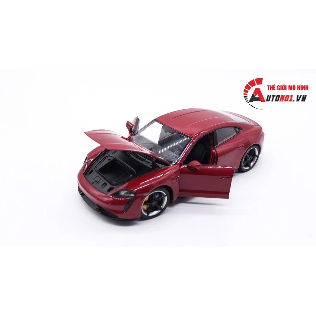 MÔ HÌNH XE PORSCHE TAYCAN TURBO S RED 1:24 WELLY 7500