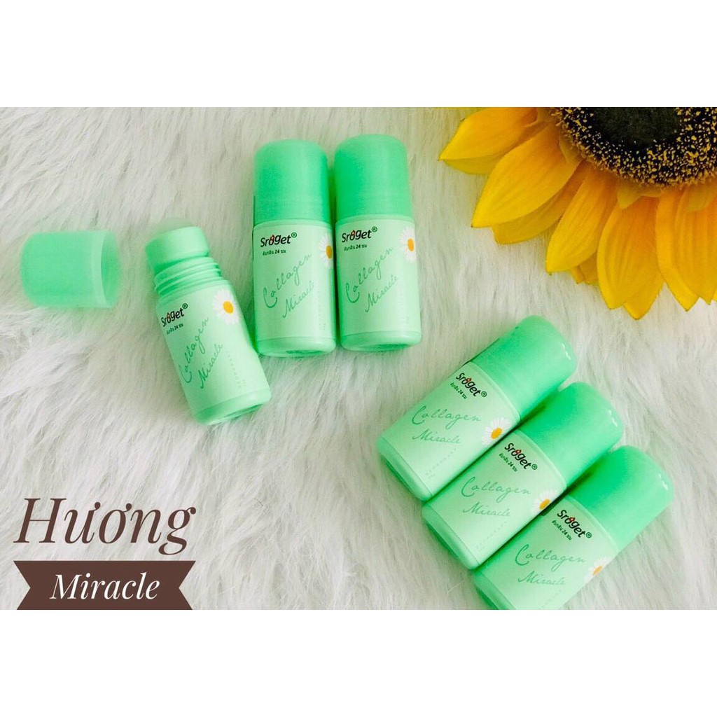 [Có Bill] Lăn khử mùi hương nước hoa 24h SROGET 50ml Thái Lan