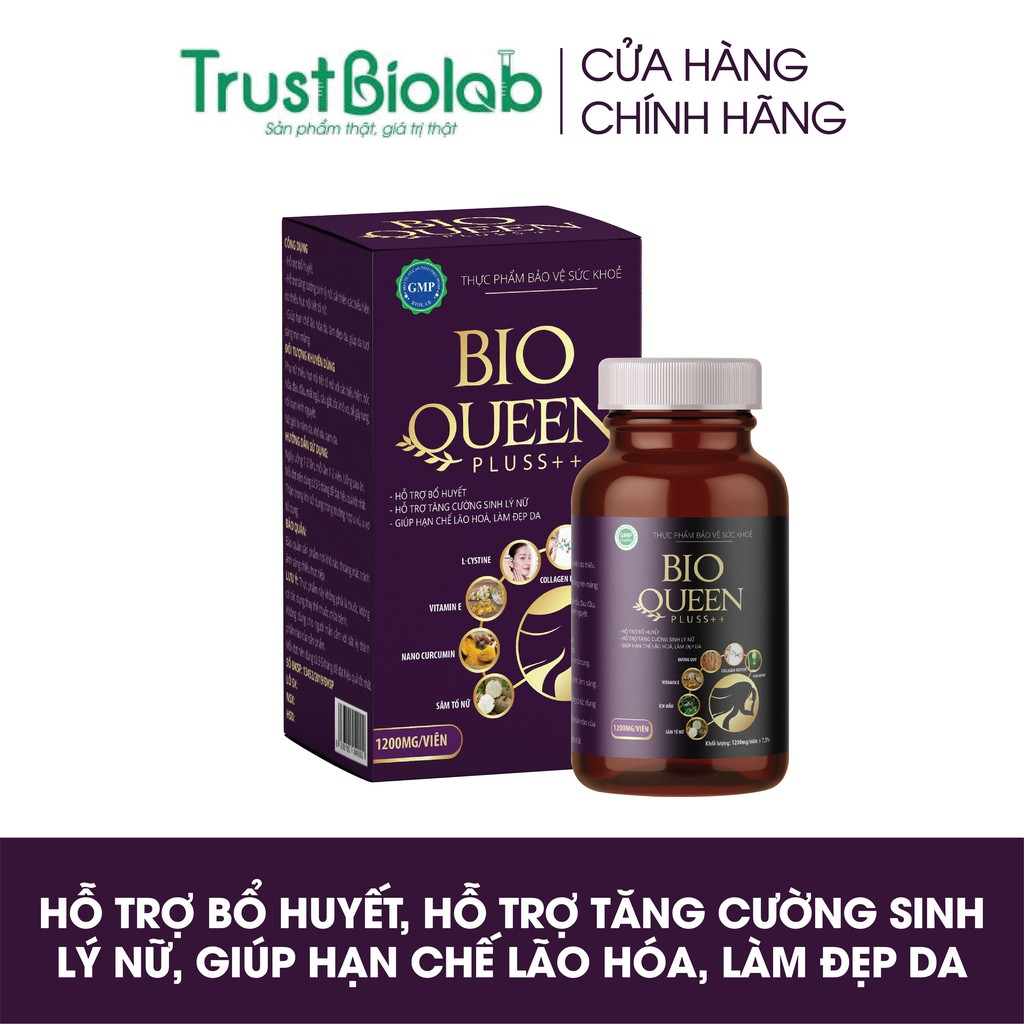[HỘP 30v] BIO QUEEN PLUSS ++ TĂNG CƯỜNG NỘI TIẾT TỐ NỮ