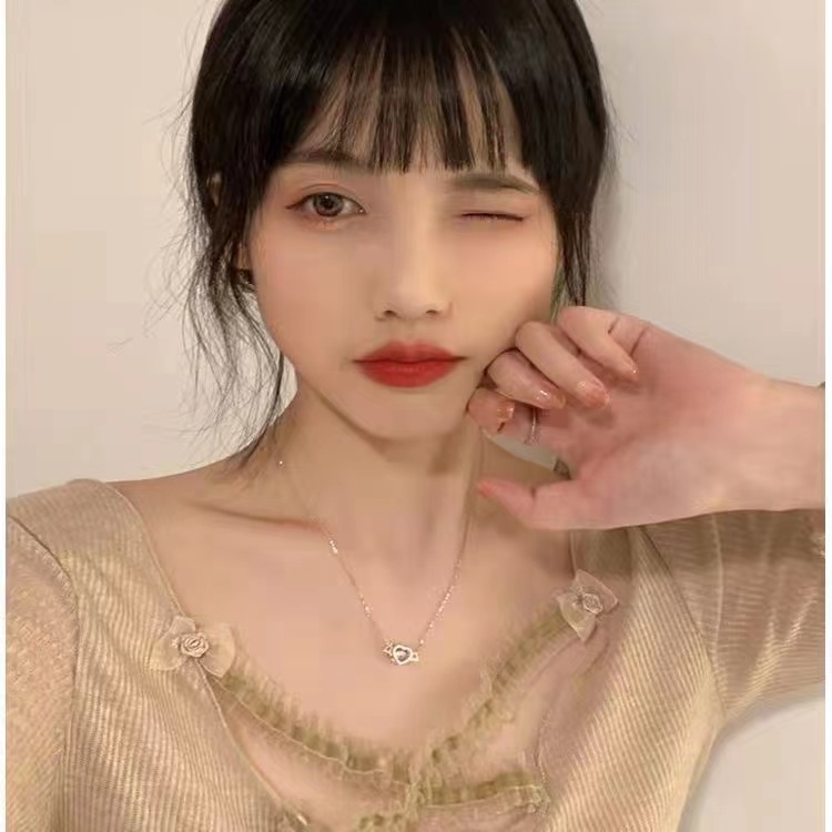 iF YOU Vòng Cổ Choker Hình Trái Tim Thời Trang Cá Tính