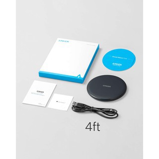 Đế sạc không dây nhanh apple iphone Samsung Xiaomi Anker Wireless Charger QI USB 10W Cao Cấp Nhập Mỹ