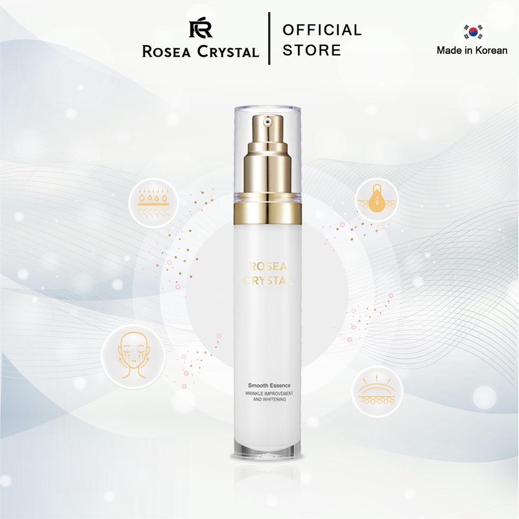 Tinh chất phục hồi, làm trắng và cải thiện nếp nhăn Smooth Essence ROSEA CRYSTAL 50ml