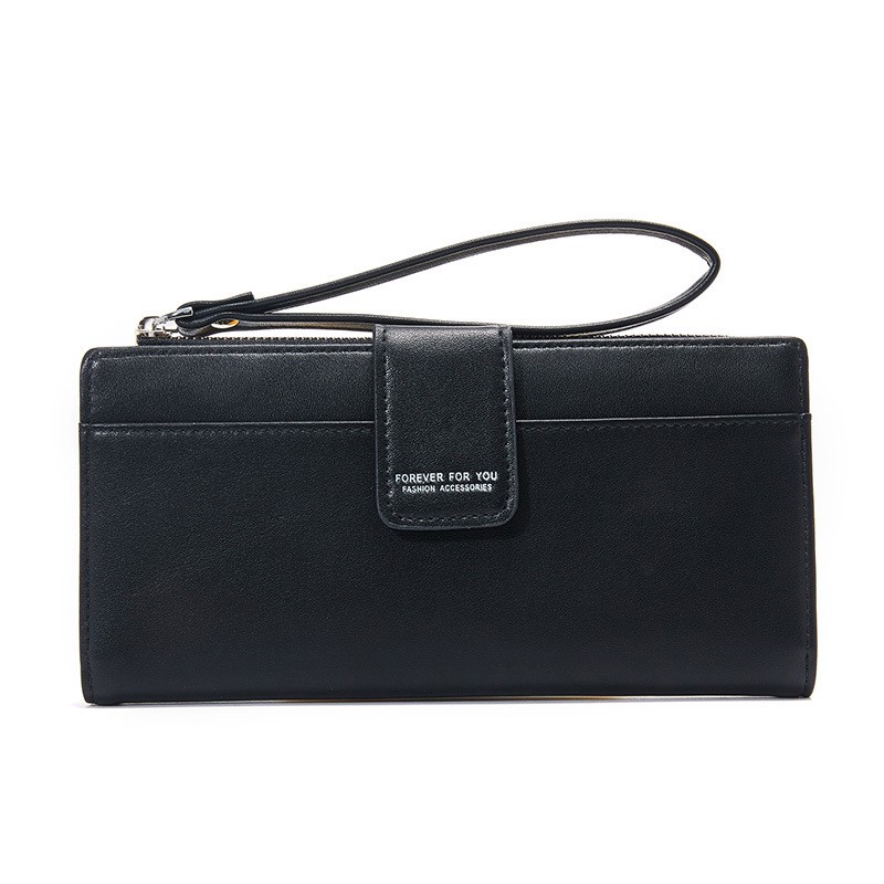 Ví nữ cầm tay dáng dài đẹp FOREVER FOR YOU nhiều ngăn thời trang cao cấp đựng tiền giá rẻ LUVADO VD306 | BigBuy360 - bigbuy360.vn