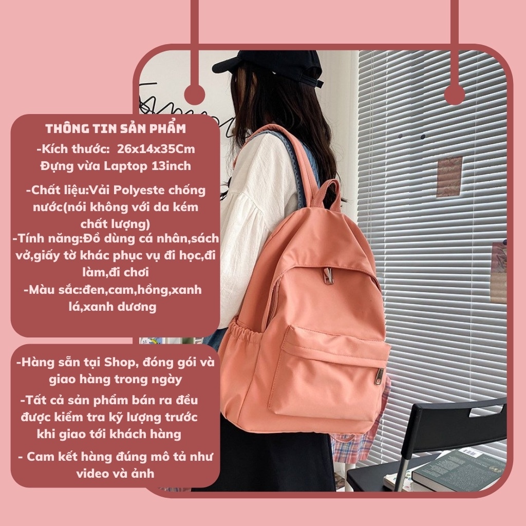 Balo nữ đẹp đi học ULZZANG chống nước thời trang cao cấp giá rẻ Duyên Balo MS13