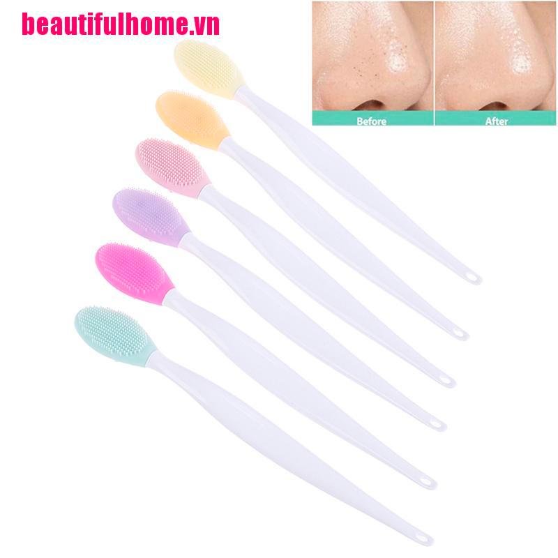 (Hàng Mới Về) Cọ silicone Làm Sạch Mụn Đầu Đen Và Lỗ Chân Lông
