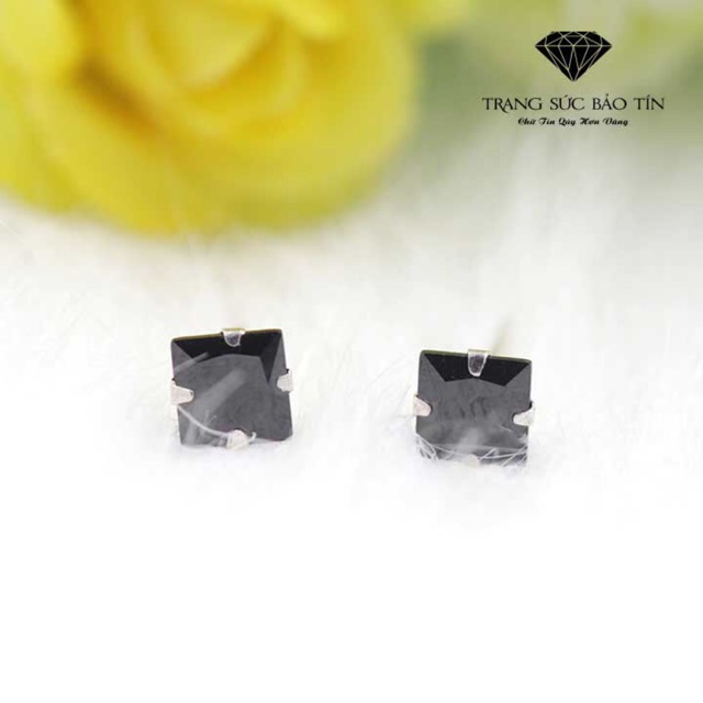 KHUYÊN TAI NỤ ĐÁ VUÔNG - KHUYÊN TAI BẠC TA