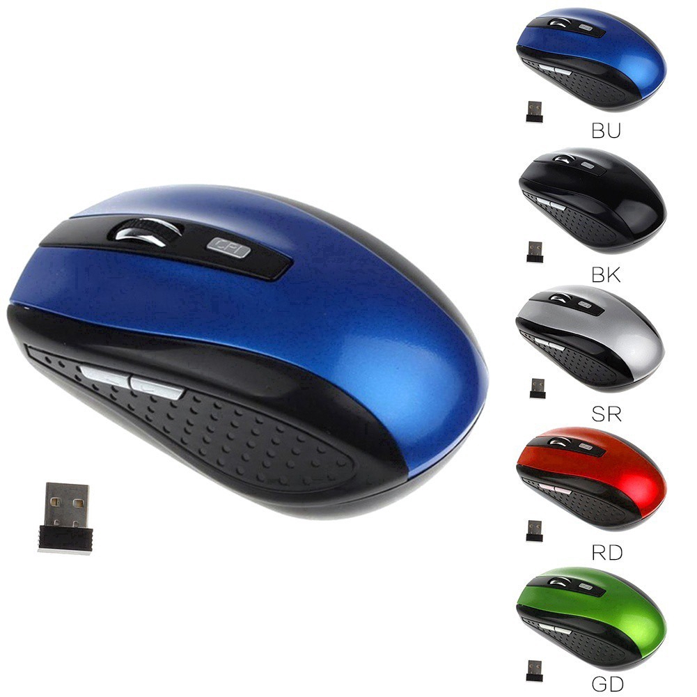 USB Optical Wireless Mouse 2.4GHz 400-1600CPI