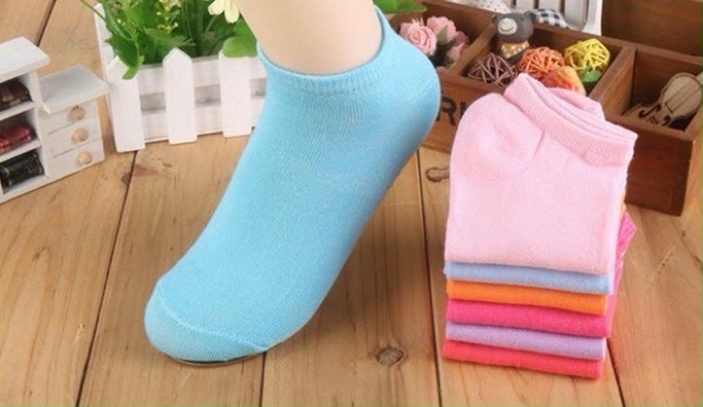 COMBO 5 Đôi  Vớ Tất Trơn Cổ Ngắn [ HÀNG THANH LÝ ] vải cotton kháng khuẩn, hàng loại 1 bao đổi trả dành cho cả nam và nữ