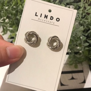 Khuyên tai/Bông tai nữ tròn kiểu dáng độc lạ LINDO