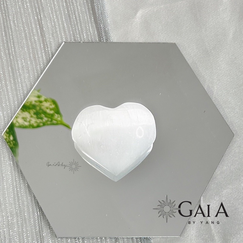 Tinh thể thanh tẩy đá Selenite Tim - Gaia By Yang