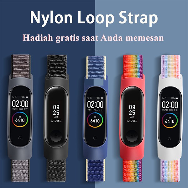 Xiaomi Mi Band 3/4/5 Nylon Band Bracelet Mi Band 4 Wristband Replacement Wristband