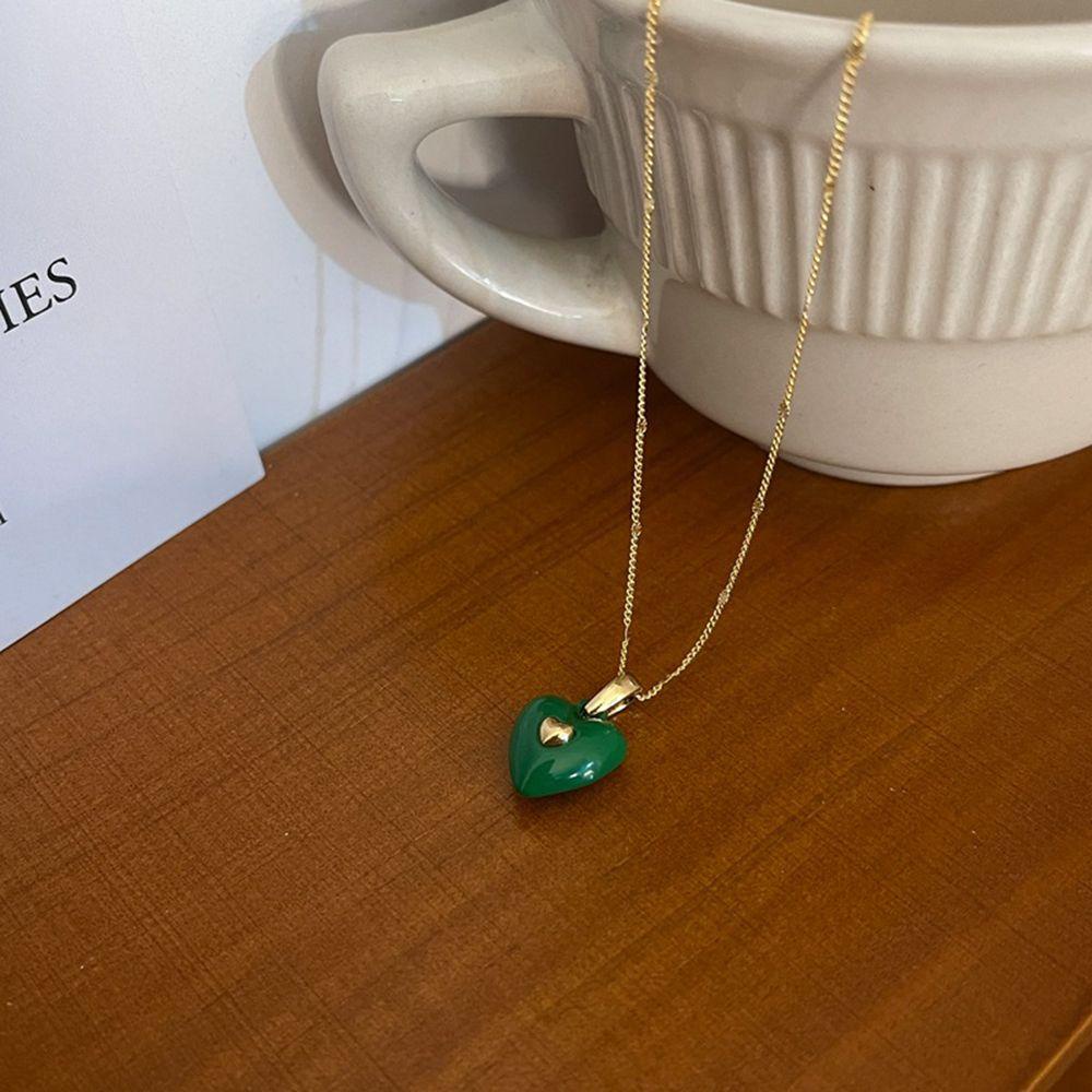 Vòng cổ Mặt Trái Tim Phong Cách Hip Hop Lãng Mạn Cho Nữ