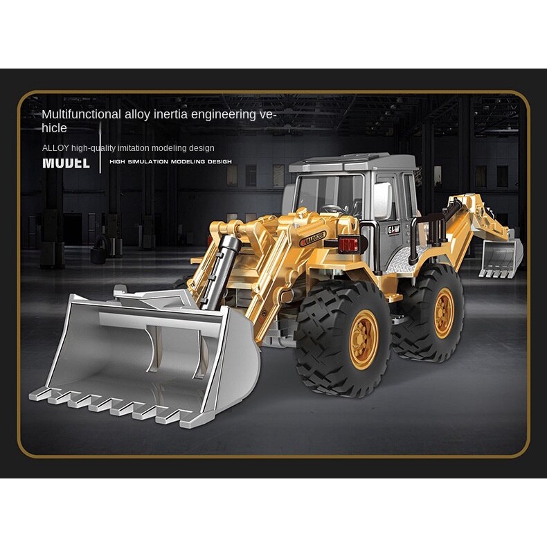 Set 3 Xe Xây Dựng Hạng Nặng Đồ Chơi Bằng Kim Loại Dành Cho Trẻ Em