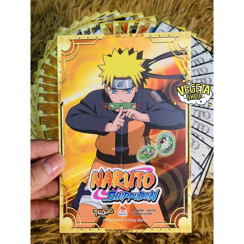Postcard Naruto - Full bộ 6 Postcard nhân vật trong truyện tranh Naruto - NXB Kim Đồng