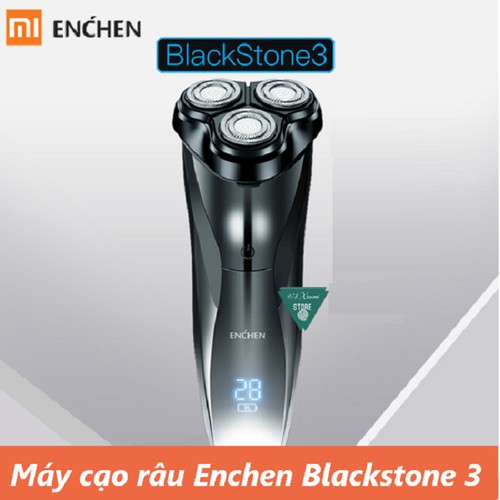 Máy cạo râu ⚡️ 𝐅𝐑𝐄𝐄 𝐒𝐇𝐈𝐏 ⚡️ Máy cạo râu Xiaomi Enchen BlackStone chính hãng pin sac đầu cắt 3D- BH 6 tháng