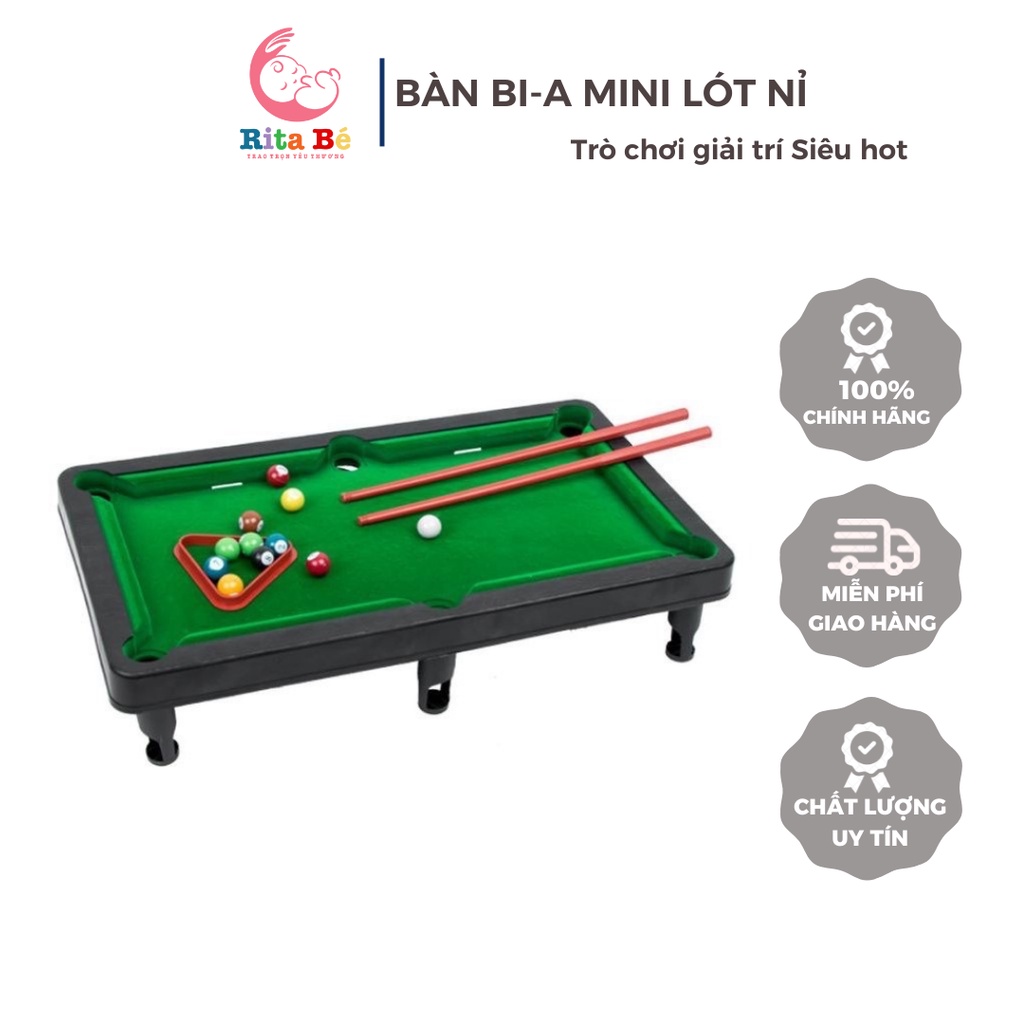Bàn bi a mini lót nỉ các size hàng loại đẹp siêu hothit