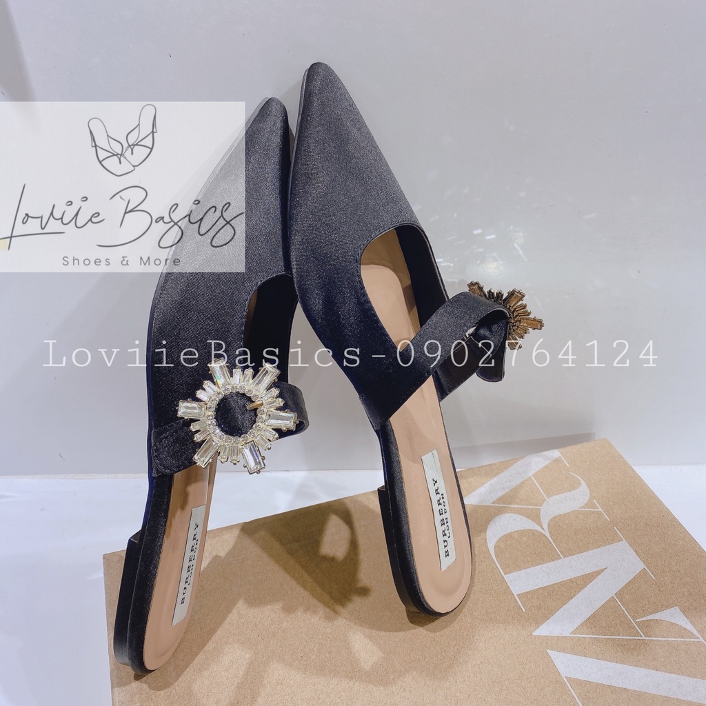 DÉP SỤC NỮ MŨI NHỌN LOVIIE BASICS - LÊ SỤC ĐÉ BỆT NƠ CARO THỜI TRANG HÀN QUỐC D200841 D201283