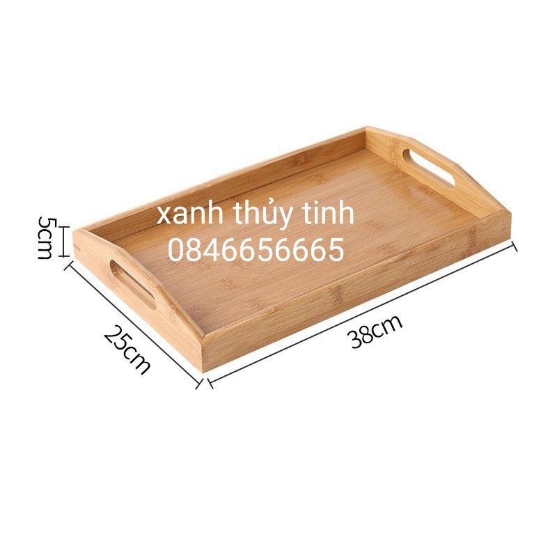 Khay trà bằng tre (1 chiếc) - KT4