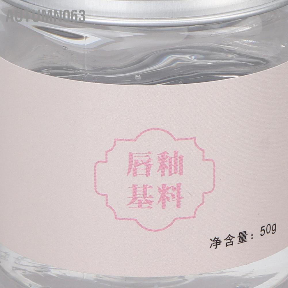 Cơ sở bóng môi Gel dưỡng ẩm chuyên nghiệp Nguyên liệu mỹ phẩm dầu cho DIY Balm 50g Autumn063