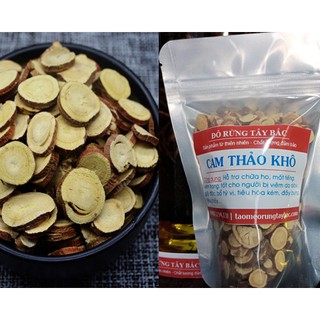 Cam thảo thái lát tròn loại một 100g