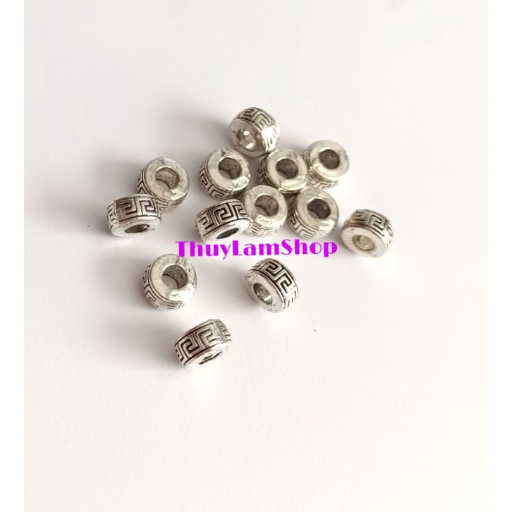 Charm ống lùa chặn hạt cống nhỏ biểu tượng phạn