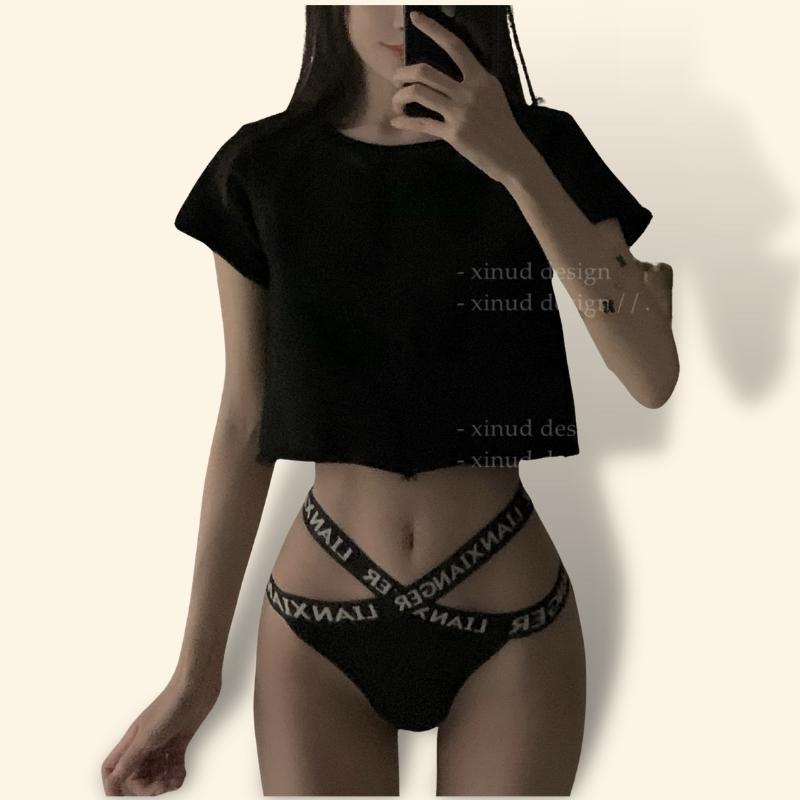 Quần Lót Nữ Cotton Sexy Clover Official Quần Chip  Chéo Dây Lưng Co Giãn 380